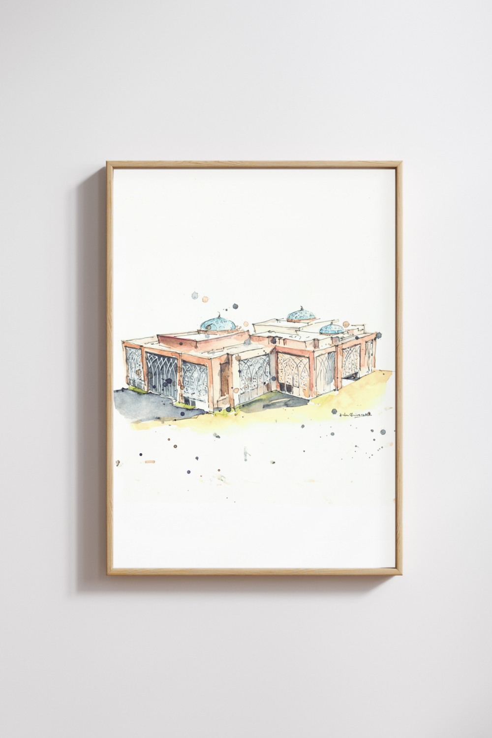 Sharjah Research Technology and Innovation Park Original Art Print