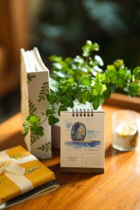 UAE Landmarks 2026 Art Calendar - Original Watercolor Prints - A6/A5 Size